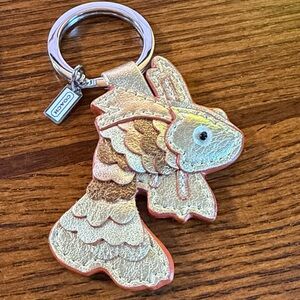Coach Koi Fish Keychain